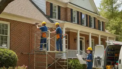 Charlotte NC plumbing repair service truck for residential and commercial plumbing emergencies