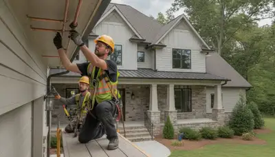 Plumber repairing a pipe in Charlotte, NC for professional plumbing repair services