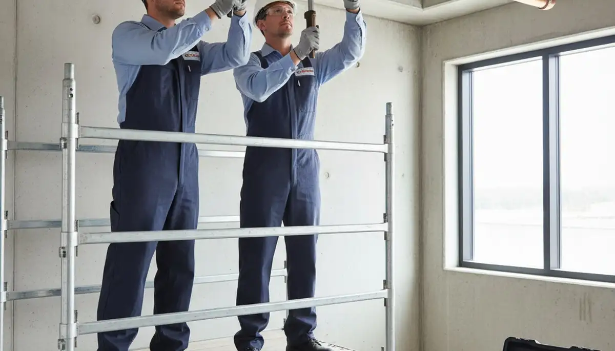 Charlotte, NC plumber repairing a home pipe for fast plumbing repair service