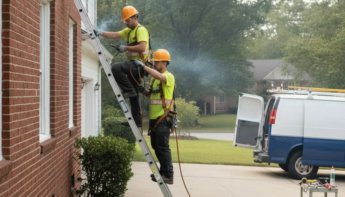 Charlotte, NC plumbing repair technician providing residential pipe leak and drain service