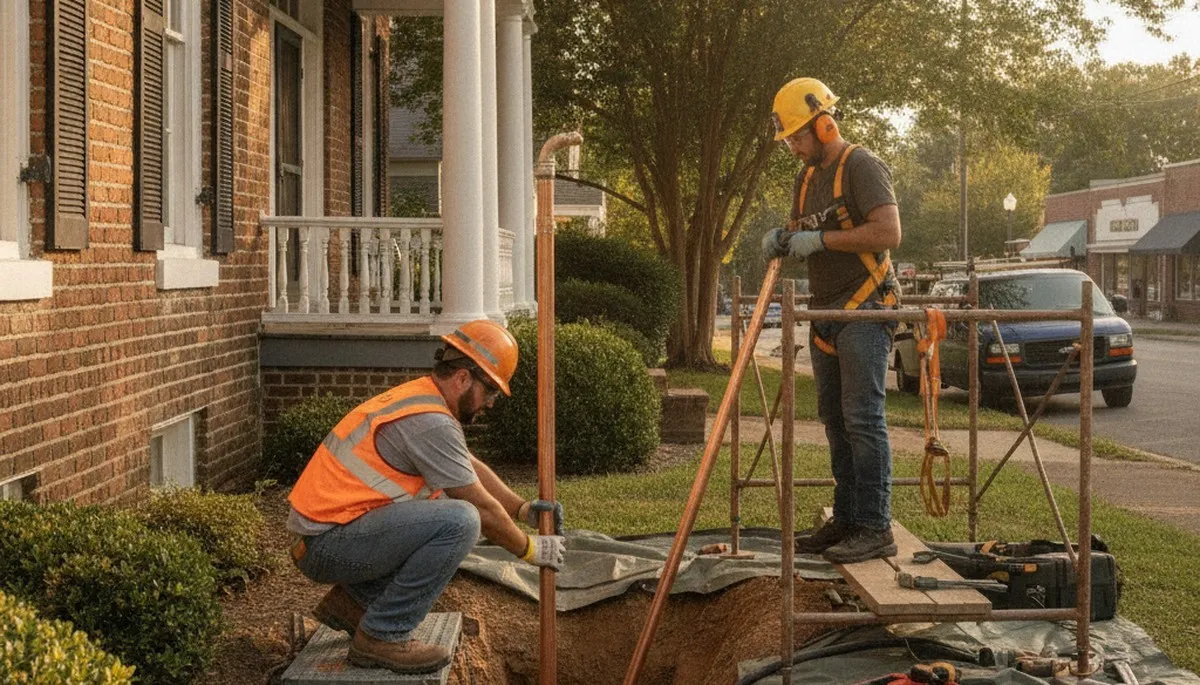 Charlotte, NC plumbing repair service for residential and commercial leak and pipe fixes