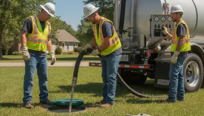 Charlotte, NC plumber providing septic pumping service for residential homes