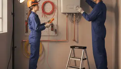 Tankless water heater installation service in Charlotte, NC for reliable hot water efficiency