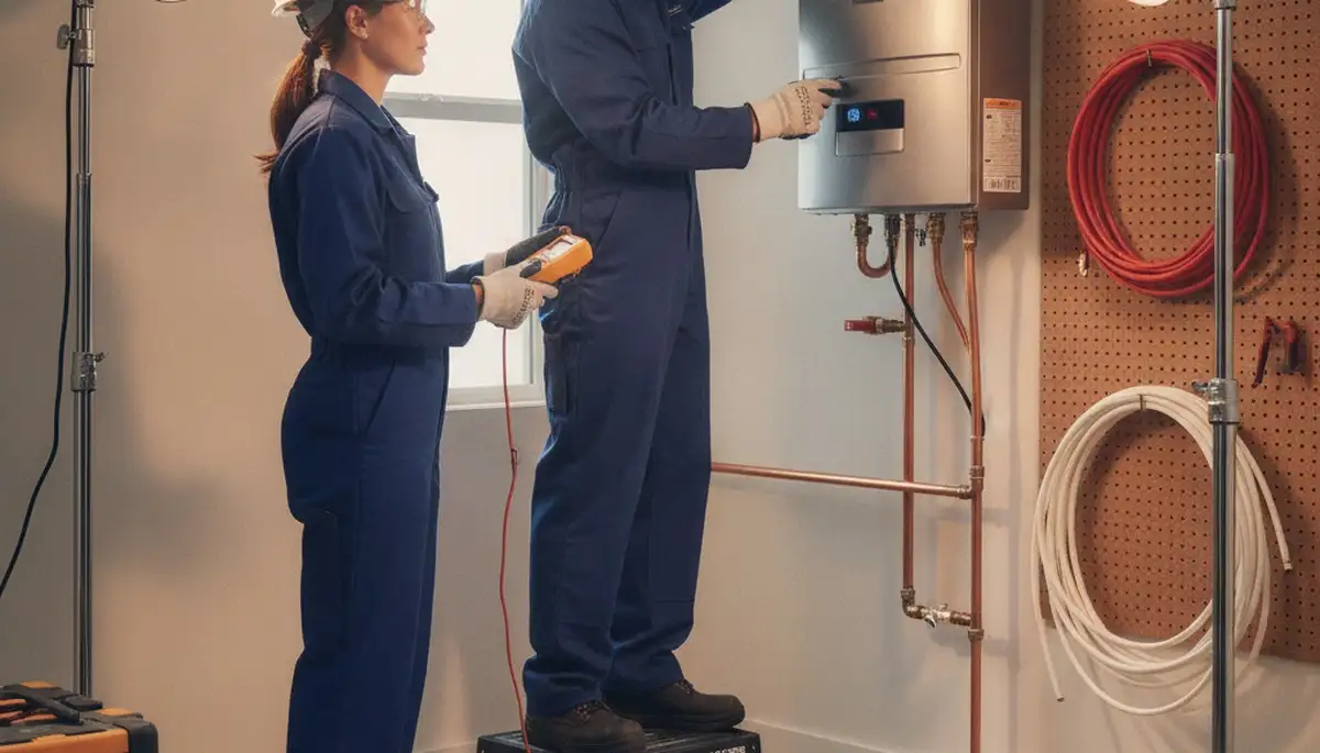 Tankless water heater service for Charlotte, NC homes by On Call Plumbers